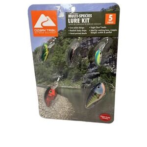ozark trail 5 pack multi species lure kit fishing